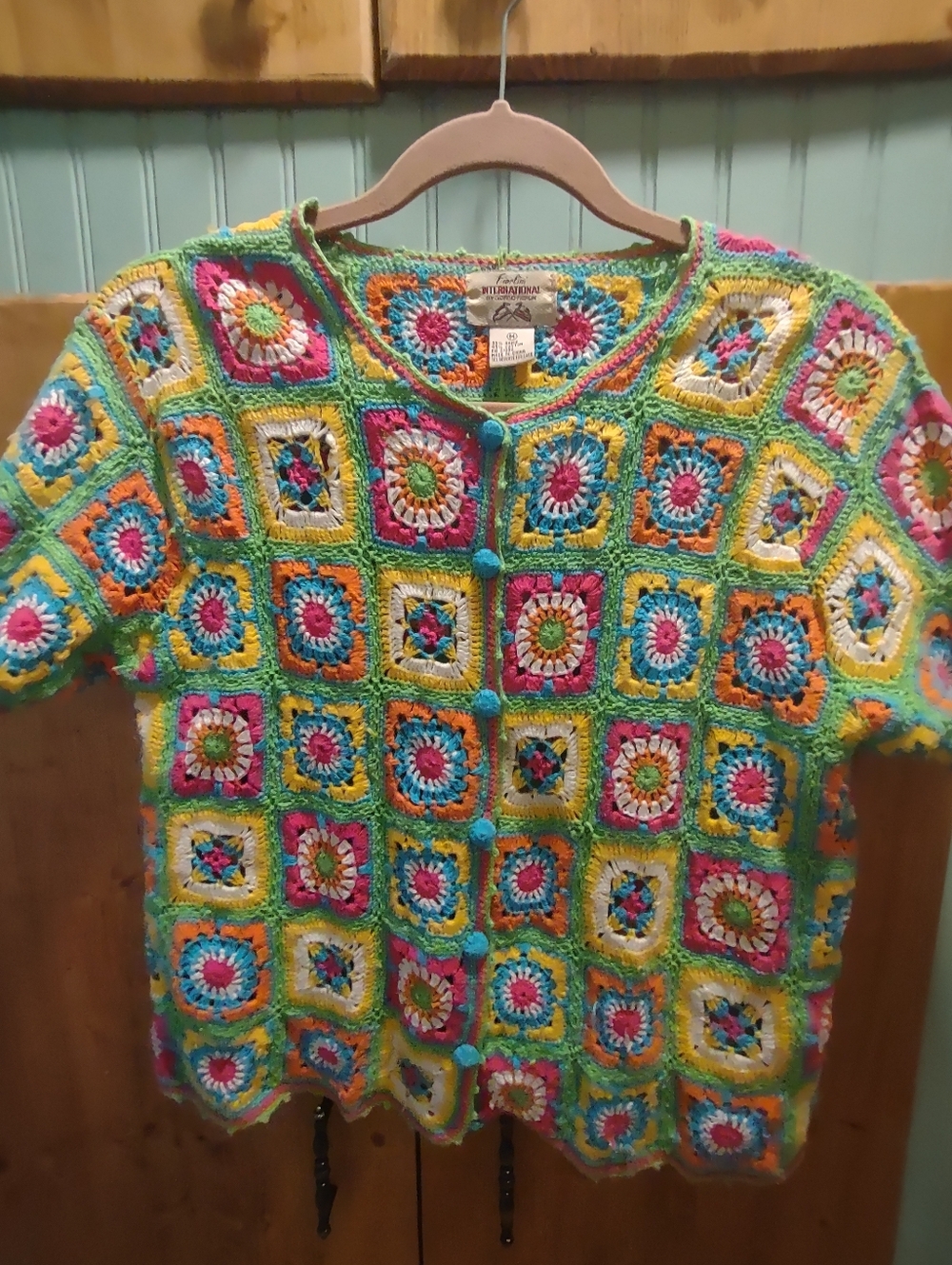 Fiorlini Vintage Crochet Sweater